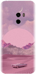 Husa din silicon compatibila cu Xiaomi Mi Mix 2 - model Collage Pink 