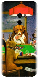 Husa din silicon compatibila cu Xiaomi Mi Mix 2 - model Dogs Playing Poker 