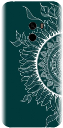 Husa din silicon compatibila cu Xiaomi Mi Mix 2 - model Green Mandala 