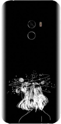 Husa din silicon compatibila cu Xiaomi Mi Mix 2 - model Line Art Dreamer 