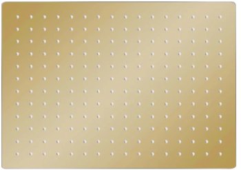 vidaXL Cap dus ploaie dreptunghiular auriu 40x30 cm otel inoxidabil