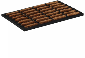 vidaXL Covoras de usa dreptunghiular 40x60 cm cauciuc/nuca cocos 
