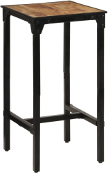 vidaXL Masa de bar 60x55x107 cm lemn masiv de mango nefinisat 