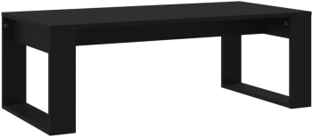 vidaXL Masuta de cafea negru 102x50x35 cm lemn compozit 