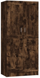 vidaXL Sifonier stejar fumuriu 82 5x51 5x180 cm lemn prelucrat 