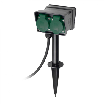 Acasa Banda electrica detasabila pentru exterior - 5 m - Cablu H07RN-F 3G1.5mm2 - Protectie IP44 - 4 prize cu echipament de protectie pentru 