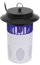Capcana de insecte interioara cu ventilator - interval 40 m2 - lumina UV-A - cos de colectare a insectelor - 1 sursa de lumina x 7 W 
