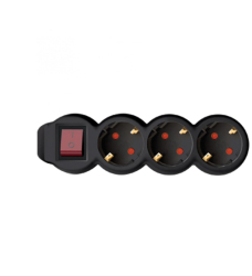 Home Power Hub - 1 5 m - H05VV-F 3G1.0 mm2 cablu - intrerupator cu doi poli - design IP20 - priza cu 3 contacte de protectie - max. 3500W - 