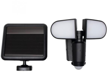 Home Solar Panel LED Spotlight - rotativ - 1500 mAh - 60 min timp de functionare 