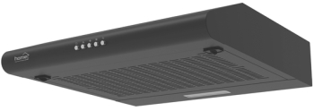 Hota de bucatarie STORM - trei viteze - debit de aer 190 m3/h - 38 W - 50 cm - negru 