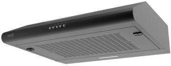 Hota hota bucatarie de acasa TORNADO - trei viteze - debit de aer 200 m3/h - 38 W - 60 cm - negru 