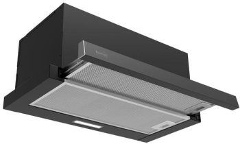 Hota hota bucatarie de acasa TWISTER - doua viteze - debit de aer 440 m3/h - 105 W - negru 