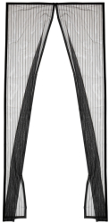 Plasa magnetica de tantari acasa - 90 x 210 cm pe usa - atasament velcro - inchidere magnetica 