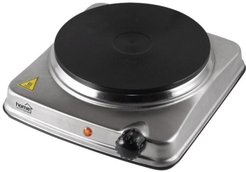 Plita electrica portabila pentru casa - putere 1500 W - &empty 18 cm suprafata de gatit - carcasa aparatului din inox 