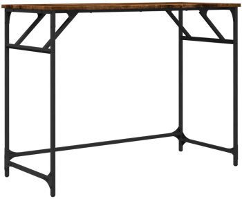 vidaXL Birou stejar sonoma 100x45x76 cm lemn/otel vopsit electrostatic 