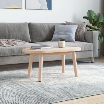 vidaXL Blat de masa 80x40x2 5 cm lemn masiv de pin oval 