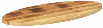 vidaXL Blat de masa oval 100x40x2 5 cm lemn masiv de mango 