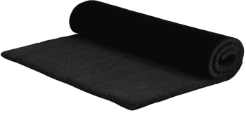 vidaXL Covoras de usa negru 100x300 cm fibre de cocos 