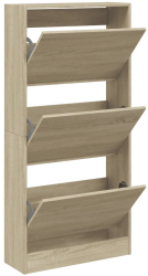 vidaXL Pantofar stejar sonoma 60x21x125 5 cm lemn compozit 