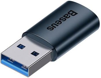 Adaptor USB 3.1 Male la Type-C Female - Baseus Ingenuity Series ZJJQ000103 - Blue 
