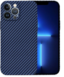 Husa pentru iPhone 13 Pro Max - Techsuit Carbonite FiberShell - Cyan 