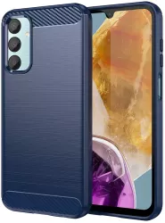Husa pentru Samsung Galaxy M15 - Techsuit Carbon Silicone - Blue 