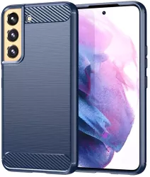 Husa pentru Samsung Galaxy S22 Plus 5G - Techsuit Carbon Silicone - Blue 