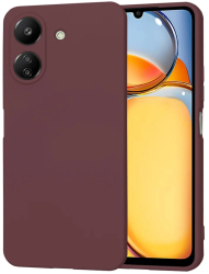 Husa pentru Xiaomi Redmi 13C 4G / Poco C65 - Techsuit SoftFlex - Plum Red 
