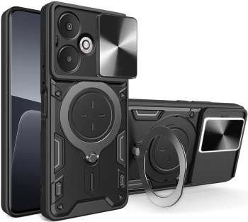 Husa pentru Xiaomi Redmi 13C 5G / Poco M6 - Techsuit CamGuard Pro - Black 