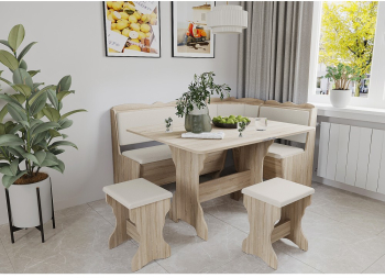 Set coltar bucatarie Rodos Sonoma + Fildes 