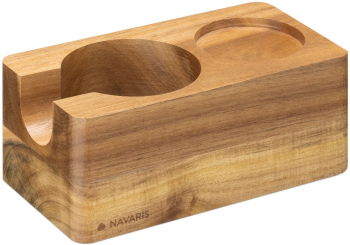 Suport pentru tamper din lemn de salcam Navaris 58 mm 56192.30 