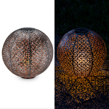 Lampa solara de exterior Navaris Iluminare LED 30 cm Pornire/oprire automata 47543.07 