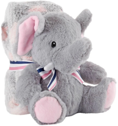 Set paturica si elefant plus 22cm