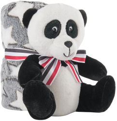 Set paturica si panda plus 22cm