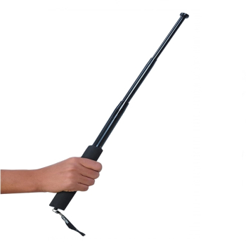 Baston telescopic IdeallStore® 65 cm maner burete negru 