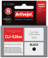 Cartus compatibil cli-526bk black pentru canon 10 ml premium activejet garantie 5 ani 