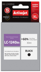 Cartus compatibil lc1240bk black pentru brother premium activejet garantie 5 ani 