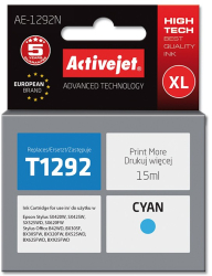 Cartus compatibil t1292 cyan pentru epson c13t12924010 premium activejet garantie 5 ani 