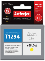 Cartus compatibil t1294 yellow pentru epson c13t12944010 premium activejet garantie 5 ani 