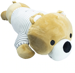 Dollcini ursulet lung de plus 75 cm gri 
