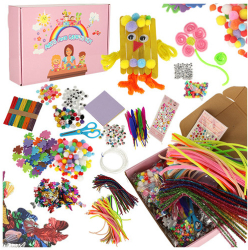 Set 1200 de piese de arta creativa pentru copii Multicolor 6+ 