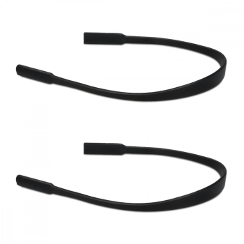 Set 2 Curele anti-alunecare pentru ochelari Kwmobile Negru Silicon 51745.01 