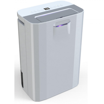 Dezumidificator Finlux FED-25HIT 730W Ionizator Control umiditate HEPA Curat aer Timer Alb 