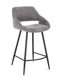 Set 2 scaune bar negru gri Florence 50x50x97 cm 
