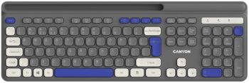 Tastatura Canyon HKB-W03 Wireless Gray 