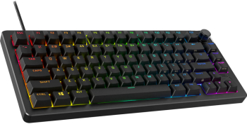 Tastatura Gaming Mecanica HyperX Alloy Rise 75 iluminare RGB layout US HyperX Linear Switch Negru 