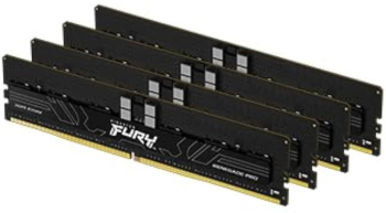 Kit Memorie RAM server Kingston FURY Renegade Pro RDIMM 128GB 4x32GB DDR5 5600 CL28 Quad Channel Kit 