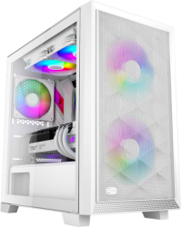Carcasa PcCOOLER C3D310 ARGB WH Mini Tower fara sursa White 
