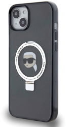 Husa de culoarea neagra pentru iPhone 15 Plus 6 7 cu inel 