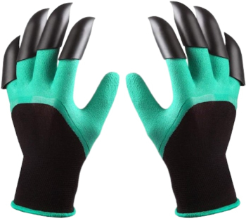 Set 2x Manusi de Protectie Gradinarit MRG MTEK034 cu Gheare Universale Pentru Sapat Plantat Plivit Anti-taiere Waterproof 